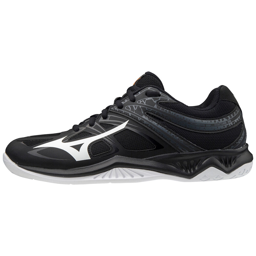 Mizuno Men's Thunder Blade 2 Volleyball Shoes Black/White (V1GA197050-DAN)